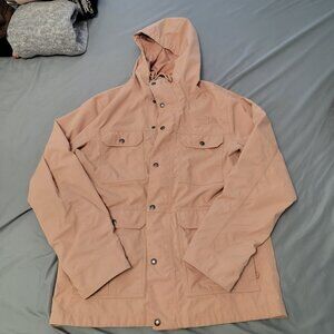 The North Face | Men's Pink Hooded Dryvent Full Zip Jacket